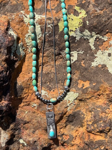 Kingman~Navajo Pearl necklace