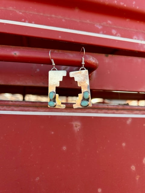 "Trace" Lone Mountain Earrings