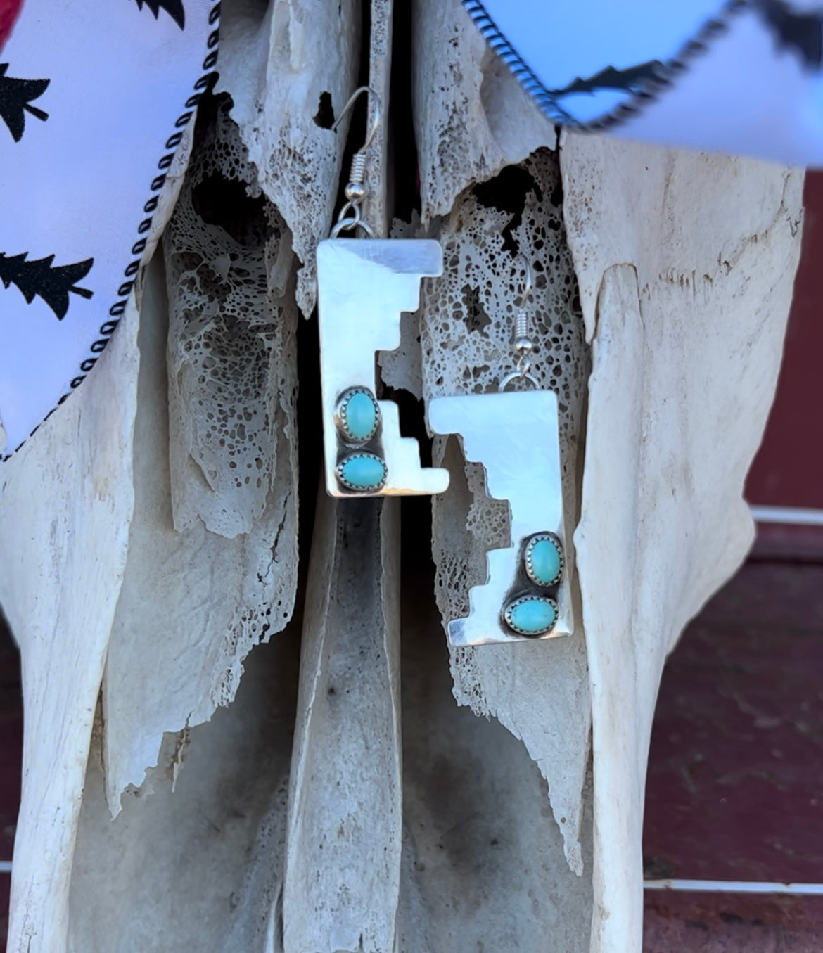 "Trace" Lone Mountain Earrings